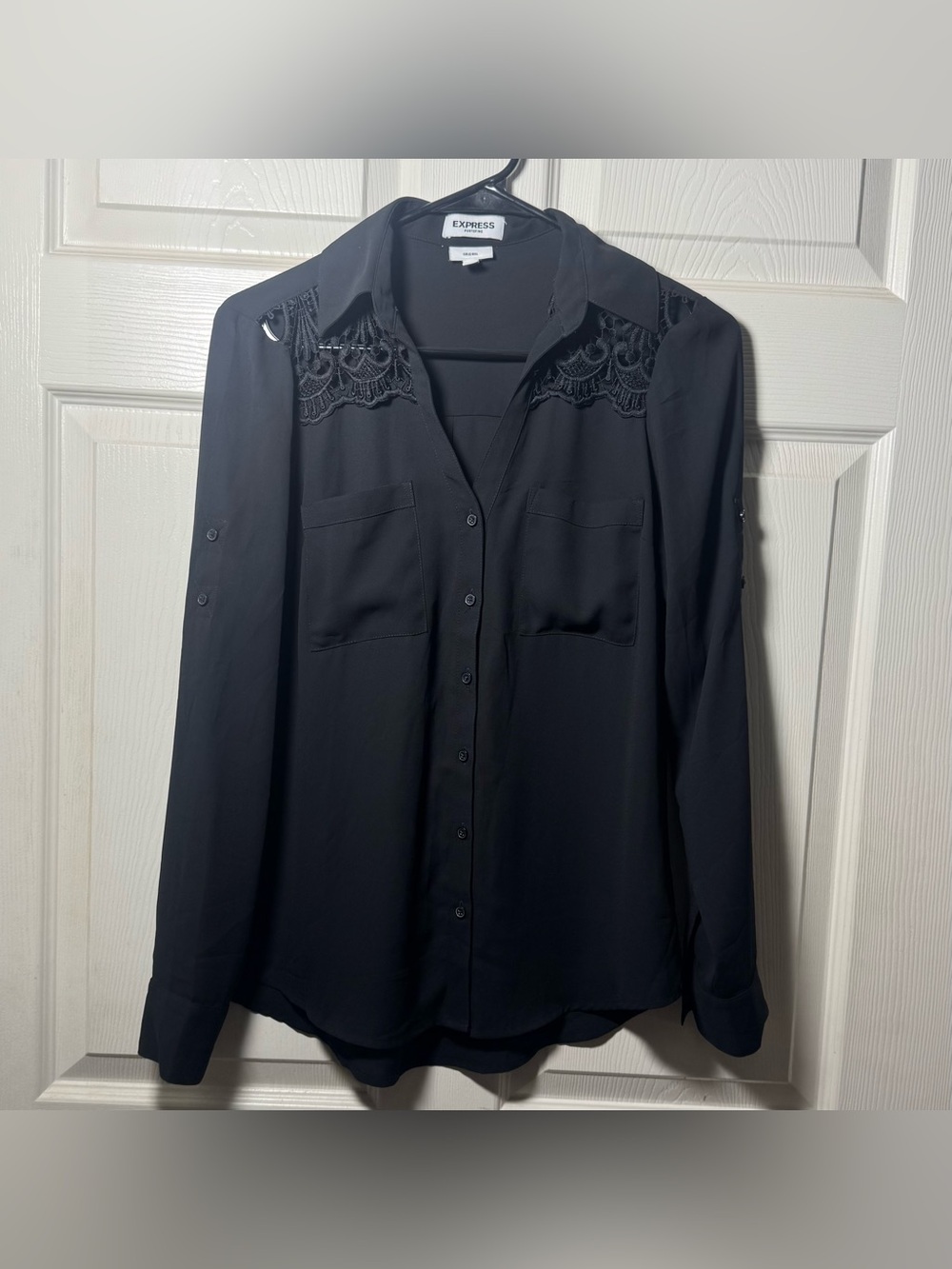 Women’s Express Black Portofino Top S